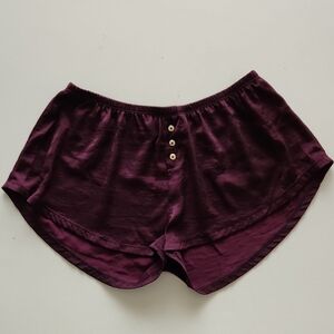 Tahari Satin Eggplant Pajama Set